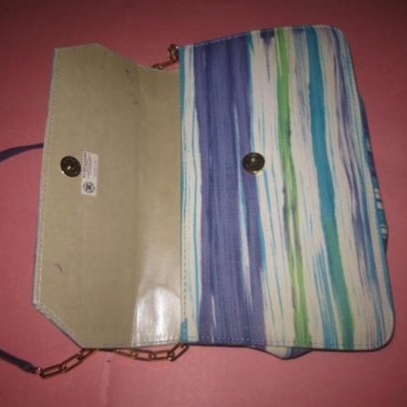 J. Renee Purples Blues Greens Convertible Clutch - Picture 6 of 7